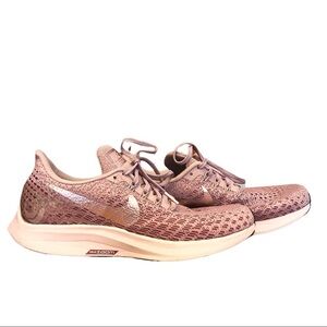 Nike Zoom Pegasus Shoes, Metallic Pink, Size 7.5